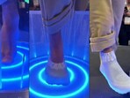 Social media debates reality of futuristic “self-sizing shoe pod” (X/@MichaelBerrySho)