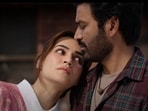 Tere Ishk Mein box collection office day 5: Kriti Sanon and Dhanush in a still from the film. 