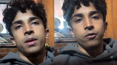 Aanshul Uthaiah, 22, works in Bengaluru. He also creates content on Instagram. (Instagram/aanshul.uthaiah) Aanshul Uthaiah, 22, works in Bengaluru. He also creates content on Instagram. (Instagram/aanshul.uthaiah)