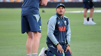 Usman Khawaja ruled out of the second Ashes Test. (AFP) Usman Khawaja ruled out of the second Ashes Test. (AFP)