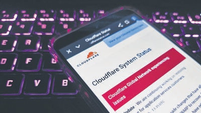 Cloudflare is an infrastructure-as-a-service company, one of the handful that has a large, distributed secure network (the backbone of the internet) to connect users like us to each other’s devices, and computers. (Shutterstock) Cloudflare is an infrastructure-as-a-service company, one of the handful that has a large, distributed secure network (the backbone of the internet) to connect users like us to each other’s devices, and computers. (Shutterstock)