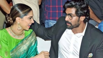 Deepika Padukone and Rana Daggubati Deepika Padukone and Rana Daggubati