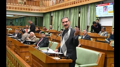 Himachal chief minister Sukhvinder Singh Sukhu during winter session in Dharamshala on Tuesday. (File) Himachal chief minister Sukhvinder Singh Sukhu during winter session in Dharamshala on Tuesday. (File)