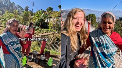 Malvina, a travel creator from the US, shared her experience of visiting a remote Himalayan village. (@malvinaisland/Instagram) Malvina, a travel creator from the US, shared her experience of visiting a remote Himalayan village. (@malvinaisland/Instagram)