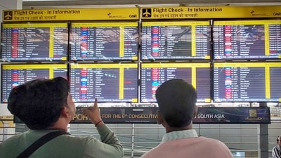 GPS spoofing refers to feeding the planes false but convincing navigation data. (Sanjeev Verma/ Hindustan Times) GPS spoofing refers to feeding the planes false but convincing navigation data. (Sanjeev Verma/ Hindustan Times)