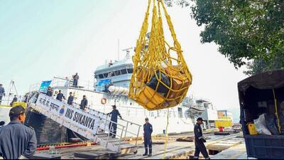 INS Vikrant, along with INS Udaygiri, was already berthed in Colombo as cyclone Ditwah struck. INS Sukanya soon joined them to strengthen the operation. (Indian Navy/ANI) INS Vikrant, along with INS Udaygiri, was already berthed in Colombo as cyclone Ditwah struck. INS Sukanya soon joined them to strengthen the operation. (Indian Navy/ANI)