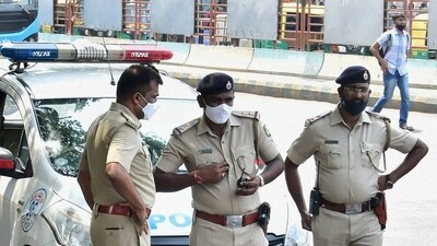 The driver has been booked for endangering public safety, causing an accident, obstructing a police officer, damaging government property, and carrying a weapon. (PTI) The driver has been booked for endangering public safety, causing an accident, obstructing a police officer, damaging government property, and carrying a weapon. (PTI)