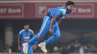 Harshit Rana gave a proper answer to his critics (PTI) Harshit Rana gave a proper answer to his critics (PTI)