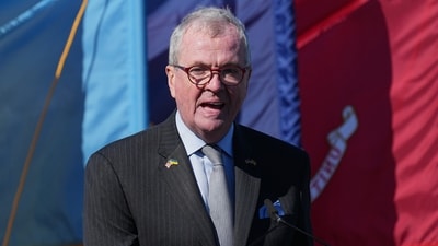 New Jersey weather: Gov. Phil Murphy declares state of emergency in Hunterdon, Morris, Passaic, Sussex, Warren Counties (AP Photo/Matt Rourke) (AP)