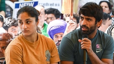 The wrestlers had moved the High Court, alleging that the WFI elections were not conducted in a fair and transparent manner. (Hindustan Times)