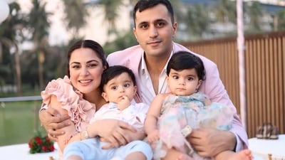 Shraddha Arya reveals twins' faces in heartwarming birthday celebration as they turn one. Shraddha Arya reveals twins' faces in heartwarming birthday celebration as they turn one.