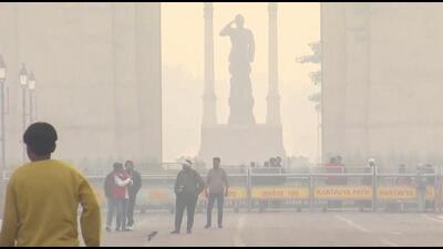 The AQI deteriorated after a brief improvement on Sunday. (ANI) The AQI deteriorated after a brief improvement on Sunday. (ANI)