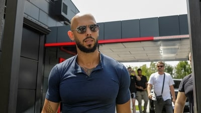 Andrew Tate is a former professional kickboxer but is best known as an influencer. (REUTERS)