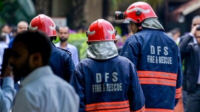 Private bus catches fire near Delhi's Kashmiri Gate (Representative image/HT PHOTO)