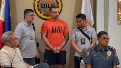 Vitaly was detained in Philippines in April 2025 for allegedly harassing locals for content. (X/DILG) Vitaly was detained in Philippines in April 2025 for allegedly harassing locals for content. (X/DILG)