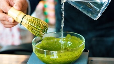 Dr Salhab states that matcha can interfere with iron absorption. (Unsplash) Dr Salhab states that matcha can interfere with iron absorption. (Unsplash)