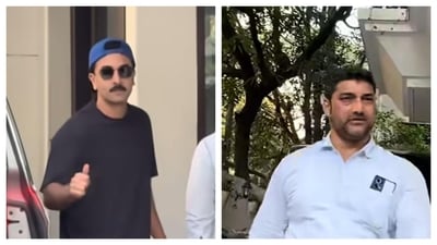 On Monday, Ranbir Kapoor was spotted visiting filmmaker Sanjay Leela Bhansali’s office in Mumbai. On Monday, Ranbir Kapoor was spotted visiting filmmaker Sanjay Leela Bhansali’s office in Mumbai.