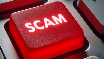 A woman fell prey to an online scam. A woman fell prey to an online scam.