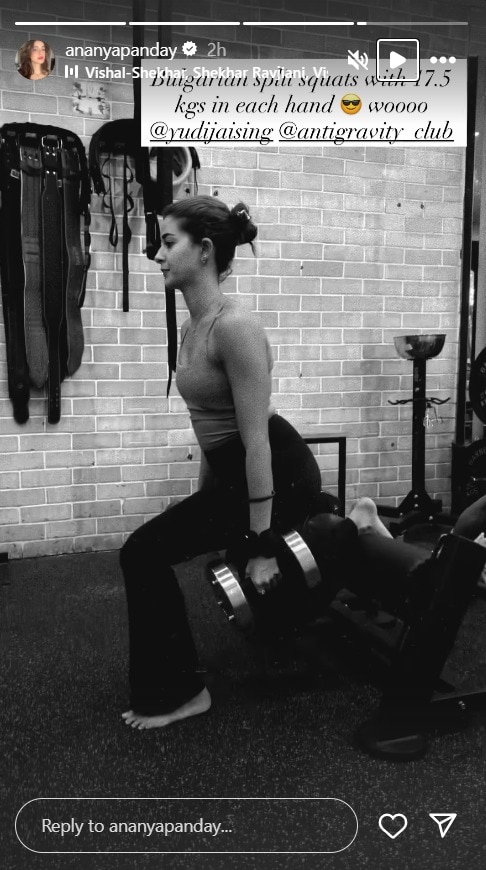 Ananya Panday's gym photos go viral Ananya Panday's gym photos go viral