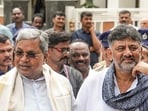 Chief Minister Siddaramaiah and Deputy Chief Minister DK Shivakumar (PTI)