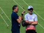Indian Cricket Team coach Gautam Gambhir and BCCI selector Ajit Agarkar discussing at Eden Gardens day before India-SA First Test match in Kolkata last month Indian Cricket Team coach Gautam Gambhir and BCCI selector Ajit Agarkar discussing at Eden Gardens day before India-SA First Test match in Kolkata last month