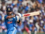 India's Virat Kohli plays a shot during the second ODI against South Africa India's Virat Kohli plays a shot during the second ODI against South Africa