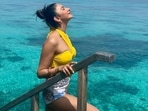 Rakul Preet Singh in Maldives. Rakul Preet Singh in Maldives.