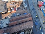 Rebuilding work undertaken by the BMC was completed in February 2020, and one arm of the bridge opened in August 2022 Rebuilding work undertaken by the BMC was completed in February 2020, and one arm of the bridge opened in August 2022