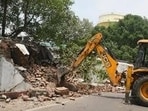 The anti-encroachment drive is being carried out as per a 2022 HC order. (HT Photo for representation) The anti-encroachment drive is being carried out as per a 2022 HC order. (HT Photo for representation)