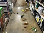 Visual from the liquor store in Virginia.(Facebook)