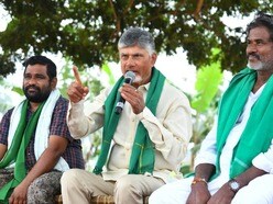రైతులతో చంద్రబాబు