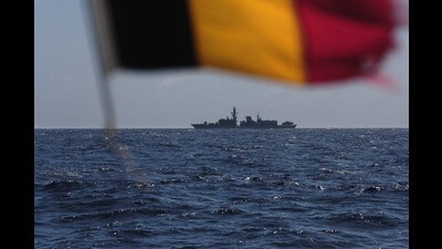 A military patrol ship on the high seas. (Shutterstock)