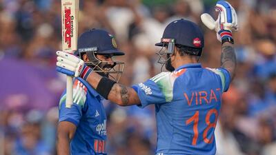 Centuries by Ruturaj Gaikwad (L) and Virat Kohli wasn’t enough as South Africa beat India by four wickets in the Raipur ODI to level the series on Wednesday. (PTI) Centuries by Ruturaj Gaikwad (L) and Virat Kohli wasn’t enough as South Africa beat India by four wickets in the Raipur ODI to level the series on Wednesday. (PTI)