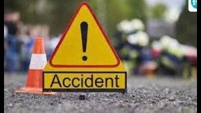 Deceased Paramjit Kaur was riding pillion on a motorcycle, which skidded on the Phillaur–Nawanshahr road near Nagar village due to the sewage-waterlogged stretch.