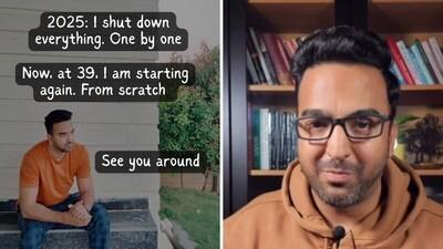 Founder Rajive Dhavn, who says he is leaving behind his entrepreneurial life to become a content creator. (Instagram/@rajive.dhavn) Founder Rajive Dhavn, who says he is leaving behind his entrepreneurial life to become a content creator. (Instagram/@rajive.dhavn)