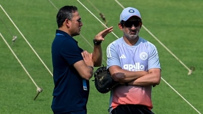 Indian Cricket Team coach Gautam Gambhir and BCCI selector Ajit Agarkar discussing at Eden Gardens day before India-SA First Test match in Kolkata last month (Hindustan Times) Indian Cricket Team coach Gautam Gambhir and BCCI selector Ajit Agarkar discussing at Eden Gardens day before India-SA First Test match in Kolkata last month (Hindustan Times)