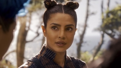 Priyanka Chopra in a still from The Matrix Resurrections. Priyanka Chopra in a still from The Matrix Resurrections.