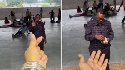 The video struck an emotional chord online. (Instagram/@ayu_shikesarwani) The video struck an emotional chord online. (Instagram/@ayu_shikesarwani)