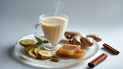 Winter cough troubles? This jaggery-ginger mix may bring quick comfort. (Adobe Stock) Winter cough troubles? This jaggery-ginger mix may bring quick comfort. (Adobe Stock)