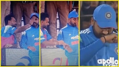 শর্মাজির সঙ্গে গল্পে মজেছিলেন ছিলেন পন্থ! হঠাৎই রোহিতের চোখে… কী ঘটল? Video নিয়ে নেটপাড়া কী বলছে! শর্মাজির সঙ্গে গল্পে মজেছিলেন ছিলেন পন্থ! হঠাৎই রোহিতের চোখে… কী ঘটল? Video নিয়ে নেটপাড়া কী বলছে!