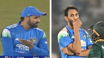 Rohit Sharma was not happy with Prasidh Krishna Rohit Sharma was not happy with Prasidh Krishna