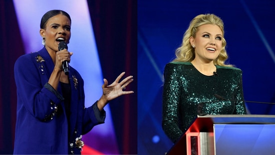 Candace Owens (L) and TPUSA CEO Erika Kirk. (File Photos)