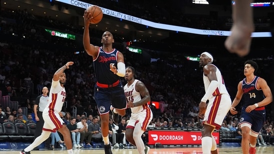 Los Angeles Clippers guard Chris Paul during the second half of an NBA basketball game against the Miami Heat on December 1. (AP)