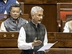 External Affairs Minister S. Jaishankar speaks in Rajya Sabha during the ongoing winter session of Parliament, in New Delhi on Thursday.  (Sansad TV/ANI Video Grab)