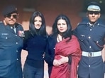 Celina Jaitly and family