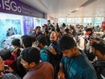Flying within India in the last month or so hasn’t been a party. (Sanjeev Verma/ Hindustan Times)