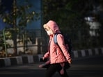 The sun provided little warmth with the maximum temperature staying low, around 23.1°C (HT photo)