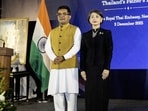 Pabitra Margherita, Union Minister of State for External Affairs and Textiles; and Thai Ambassador Chavanart Thangsumphant