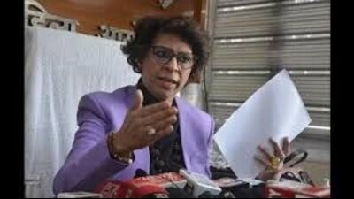 Chairperson of the Haryana state commission for women Renu Bhatia. (File) Chairperson of the Haryana state commission for women Renu Bhatia. (File)
