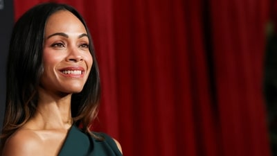 Cast member Zoe Saldana attends the premiere for the film 'Avatar: Fire and Ash', in Los Angeles, California, U.S., December 1, 2025 (REUTERS)